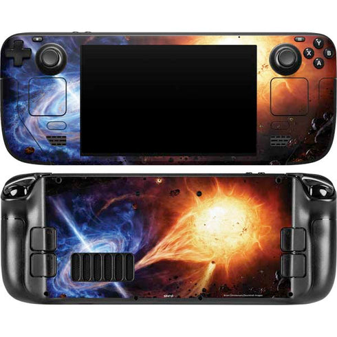 StockTrek Binary System Orbiting near a Black Hole Steam Deck Handheld Gaming Computer OLED Skin