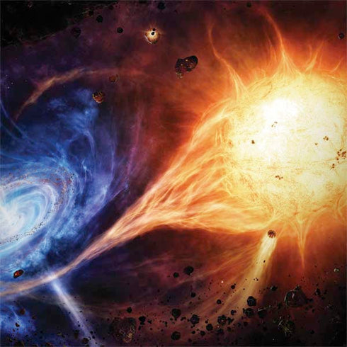 StockTrek Binary System Orbiting near a Black Hole Surface Book 2 13.5in Skin