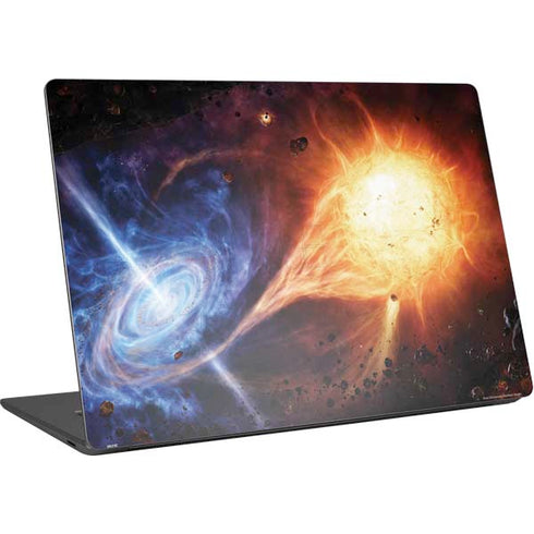 StockTrek Binary System Orbiting near a Black Hole Surface Laptop 4 15in Skin