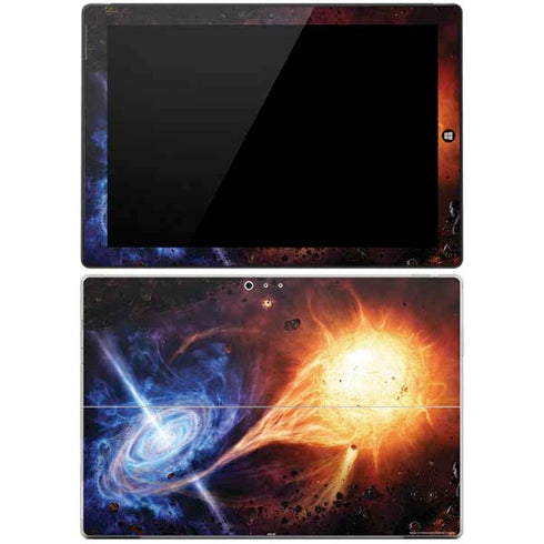 StockTrek Binary System Orbiting near a Black Hole Surface Pro 3 Skin