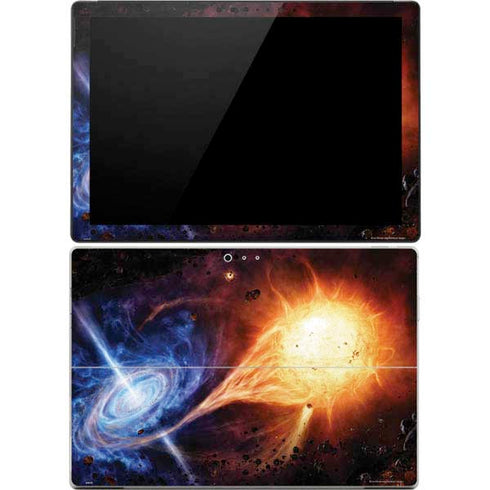 StockTrek Binary System Orbiting near a Black Hole Surface Pro 4 Skin
