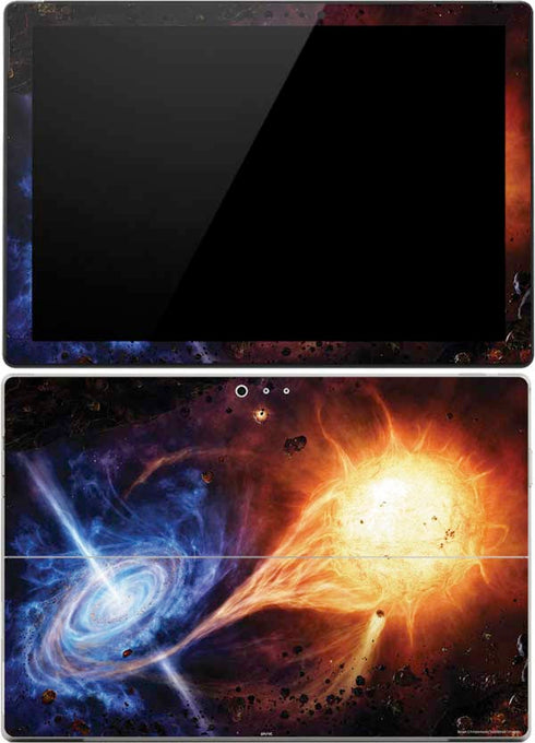 StockTrek Binary System Orbiting near a Black Hole Surface Pro (2017) Skin