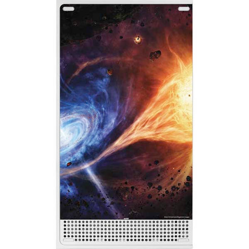 StockTrek Binary System Orbiting near a Black Hole Xbox Series S Console Skin