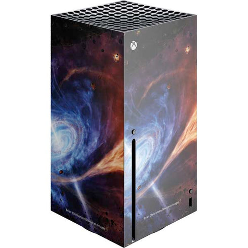 StockTrek Binary System Orbiting near a Black Hole Xbox Series X Console Skin