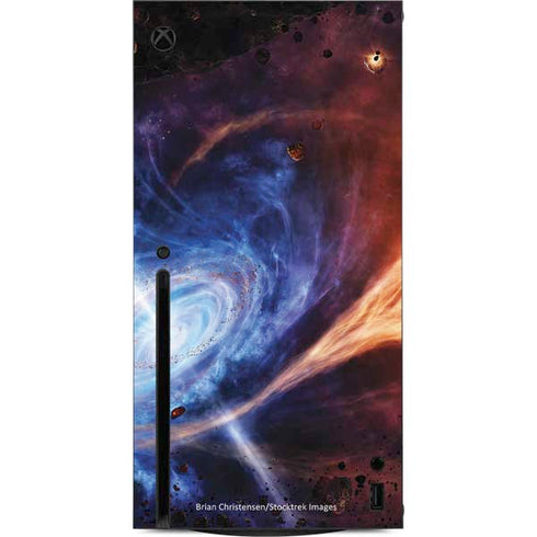 StockTrek Binary System Orbiting near a Black Hole Xbox Series X Console Skin