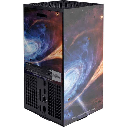 StockTrek Binary System Orbiting near a Black Hole XBox Series X Digital Edition Console Skin