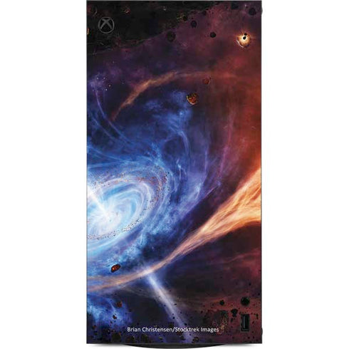 StockTrek Binary System Orbiting near a Black Hole XBox Series X Digital Edition Console Skin