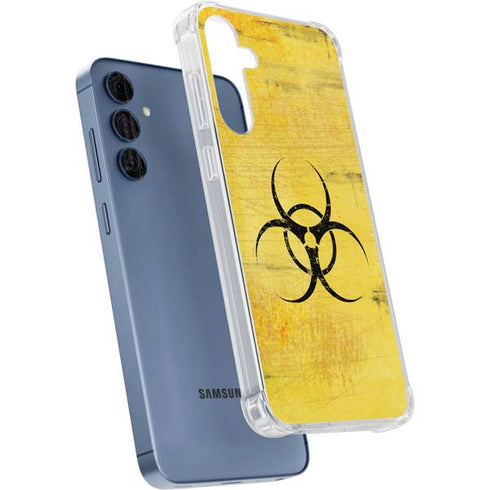 Biohazard Large Galaxy A55 5G Clear Case
