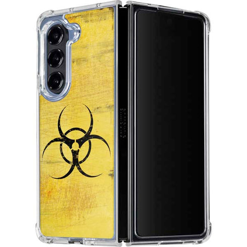Biohazard Large Galaxy Z Fold5 5G Clear Case
