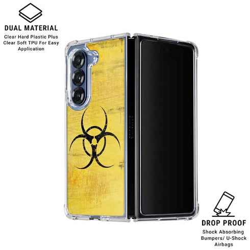 Biohazard Large Galaxy Z Fold6 Clear Case