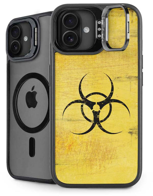 Biohazard Large iPhone 16 Plus Kickstand Case
