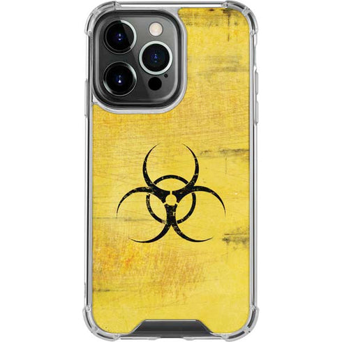 Biohazard Large iPhone 16 Pro Clear Case