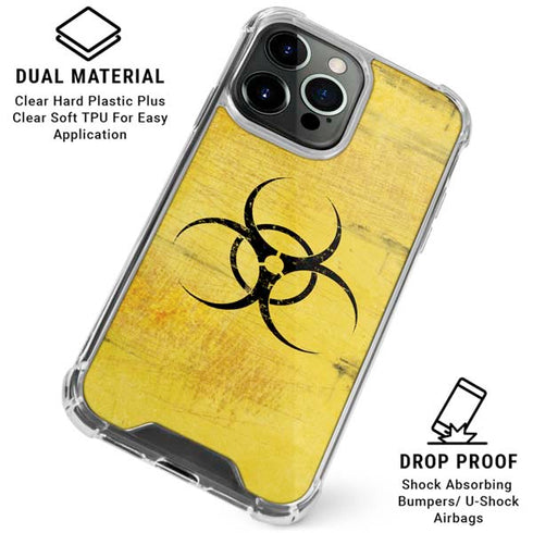 Biohazard Large iPhone 16 Pro Max Clear Case