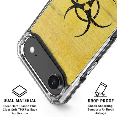 Biohazard Large iPhone 17 Air Clear Case