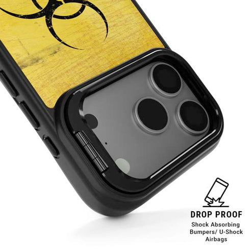 Biohazard Large iPhone 17 Pro Kickstand Case