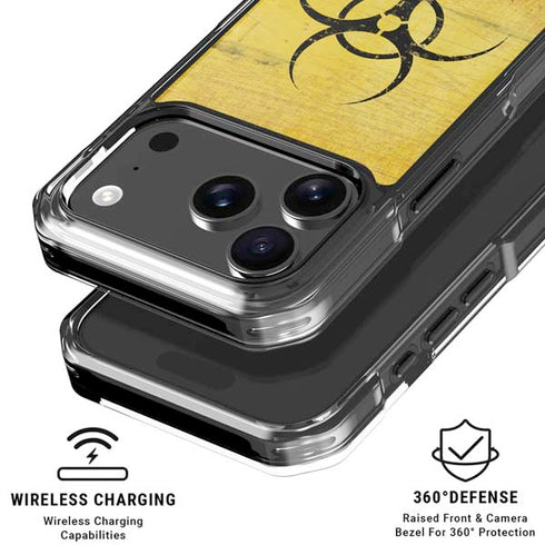 Biohazard Large iPhone 18 Pro Clear Case