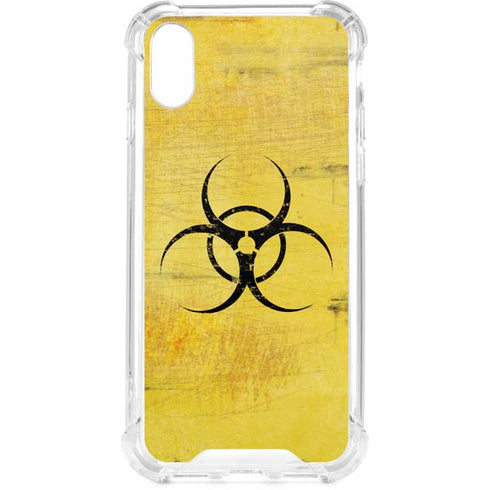 Biohazard Large iPhone XS Clear Case