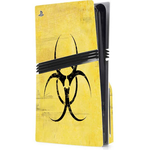 Biohazard Large PS5 Pro Disk Console Skin