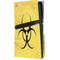 Biohazard Large PS5 Pro Disk Console Skin