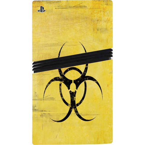 Biohazard Large PS5 Pro Disk Console Skin