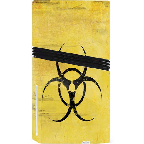 Biohazard Large PS5 Pro Disk Console Skin