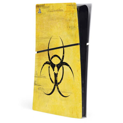 Biohazard Large PS5 Slim Digital Edition Console Skin