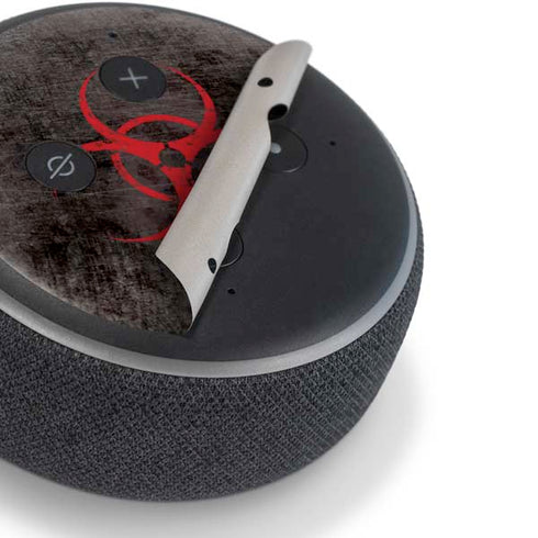 Biohazard Red Amazon Echo Dot Skin