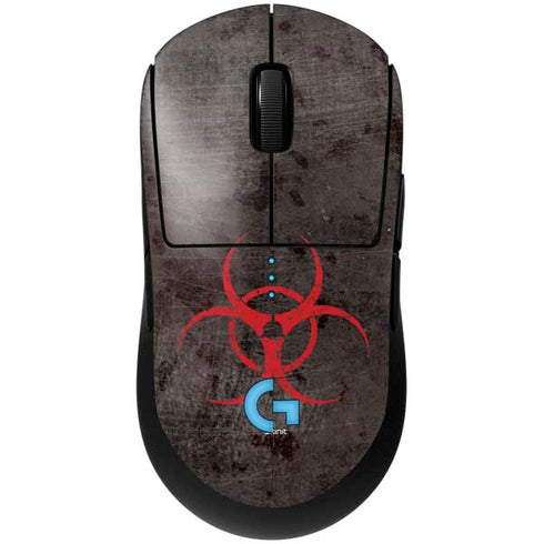 Biohazard Red G Pro Wireless Gaming Mouse Skin