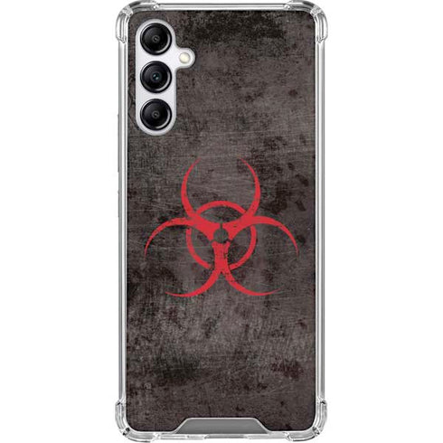 Biohazard Red Gabb Phone 4 Clear Case