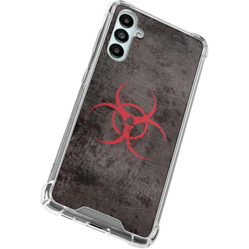 Biohazard Red Gabb Phone 4 Clear Case