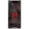 Biohazard Red Galaxy A17 Clear Case
