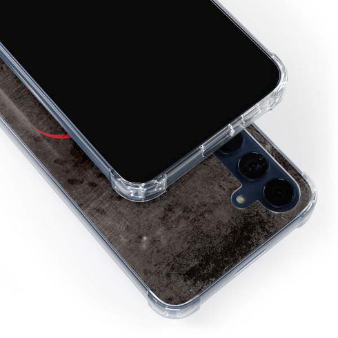 Biohazard Red Galaxy A55 5G Clear Case