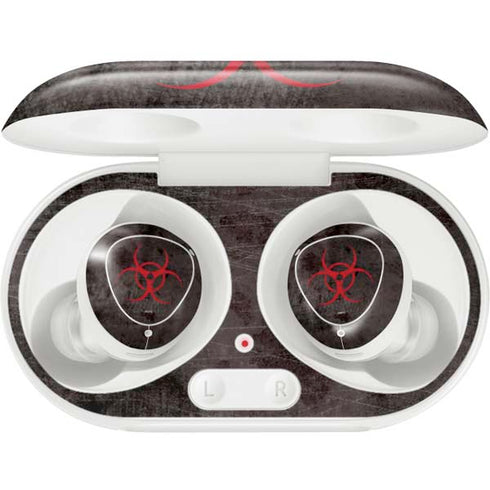 Biohazard Red Galaxy Buds Plus Skin