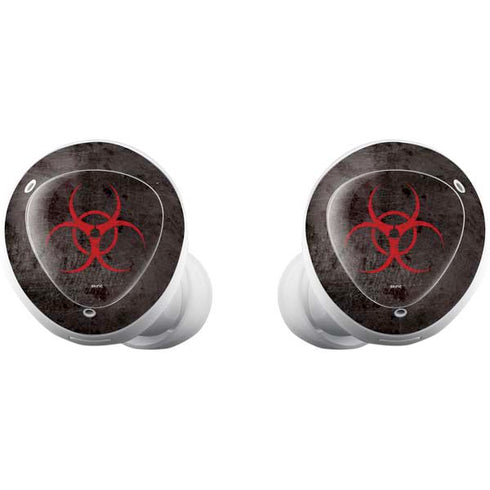 Biohazard Red Galaxy Buds Plus Skin