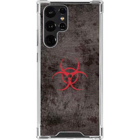 Biohazard Red Galaxy S23 Ultra Clear Case