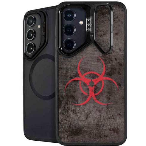 Biohazard Red Galaxy S24 Kickstand Case
