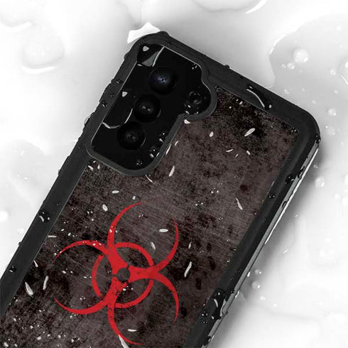 Biohazard Red Galaxy S24 Plus Waterproof Case