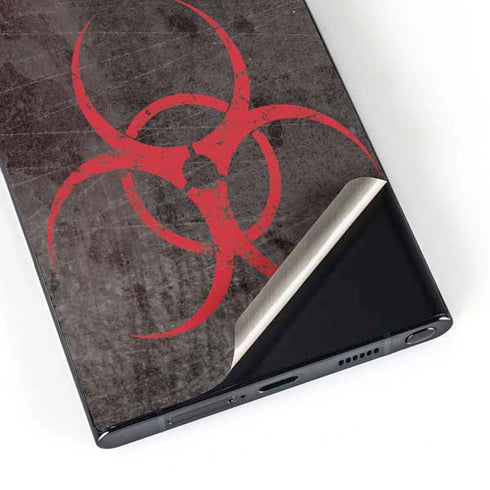 Biohazard Red Galaxy S25 Ultra Skin