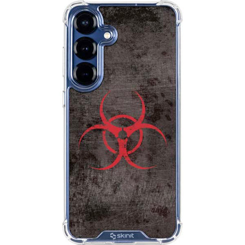 Biohazard Red Galaxy S25 Plus Clear Case