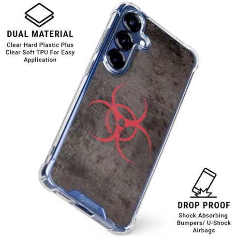 Biohazard Red Galaxy S25 Plus Clear Case