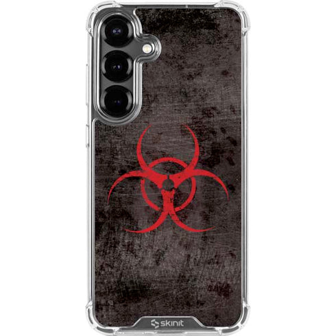 Biohazard Red Galaxy S26 Clear Case