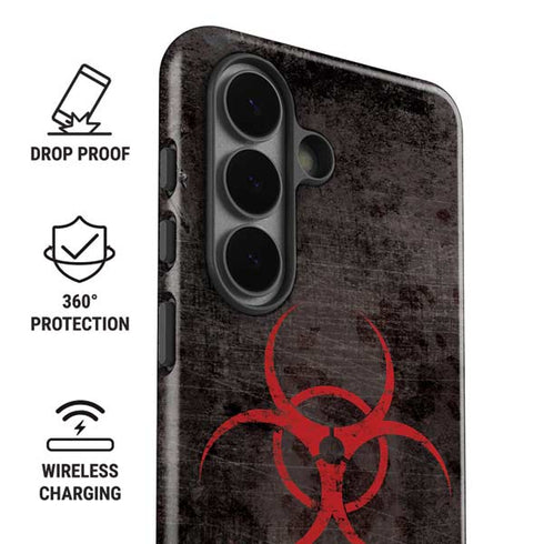 Biohazard Red Galaxy S26 Impact Case