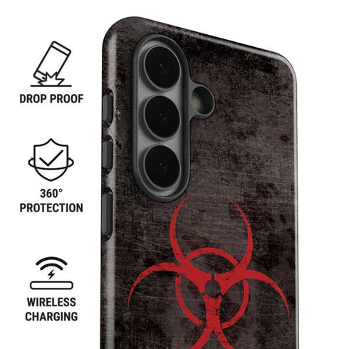 Biohazard Red Galaxy S26 Plus Impact Case