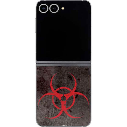 Biohazard Red Galaxy Z Flip6 Skin