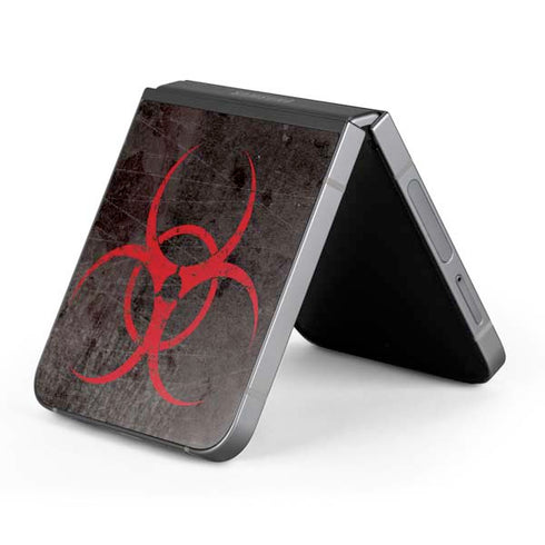Biohazard Red Galaxy Z Flip6 Skin