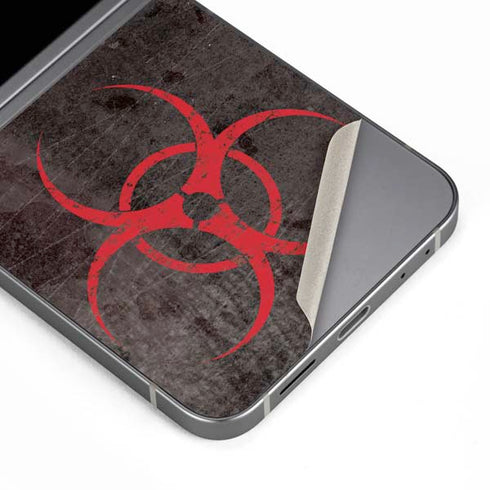Biohazard Red Galaxy Z Flip6 Skin
