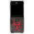 Biohazard Red Galaxy Z Flip6 Clear Case