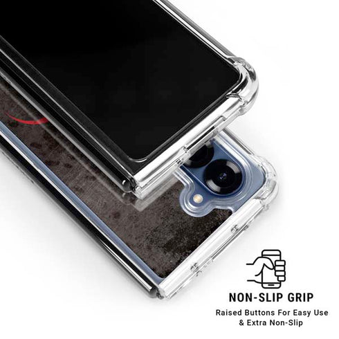 Biohazard Red Galaxy Z Fold6 Clear Case