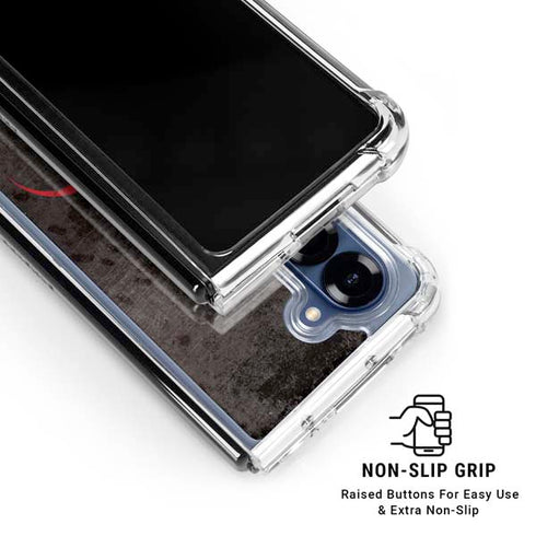 Biohazard Red Galaxy Z Fold7 Clear Case