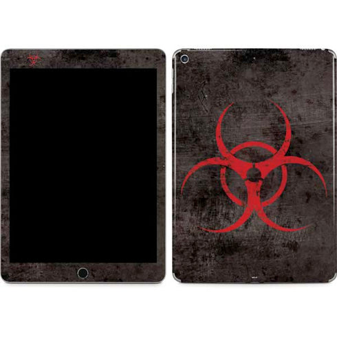 Biohazard Red iPad Skins